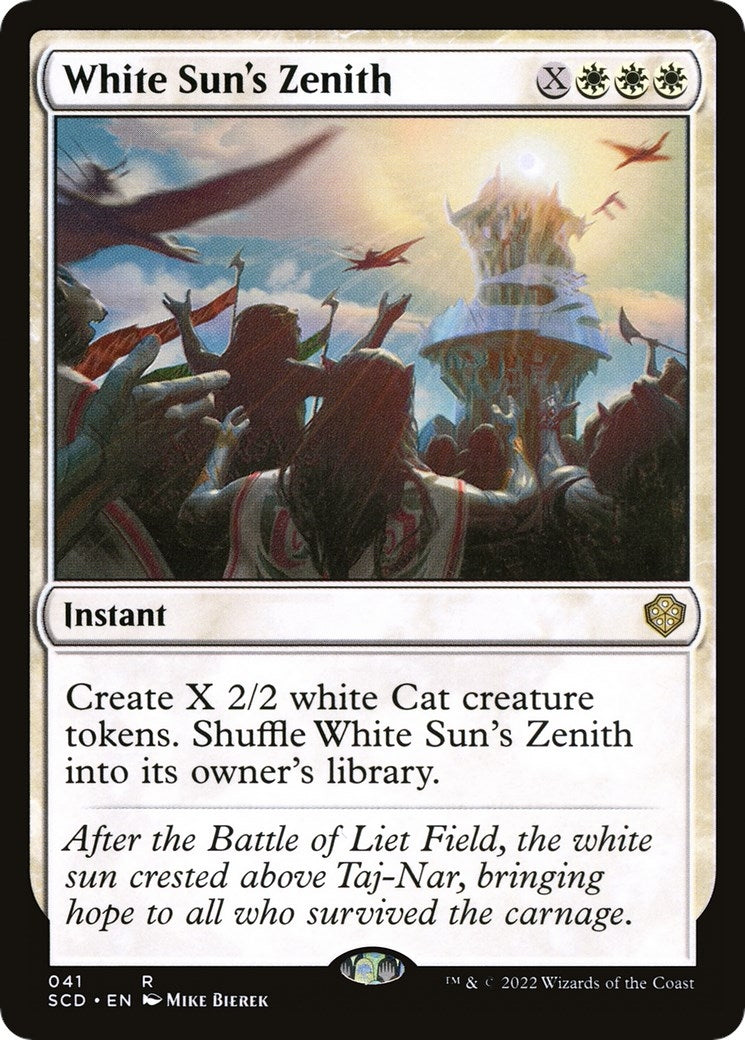 Image for White Sun's Zenith (41) [Starter Commander Decks] - Magic: The Gathering