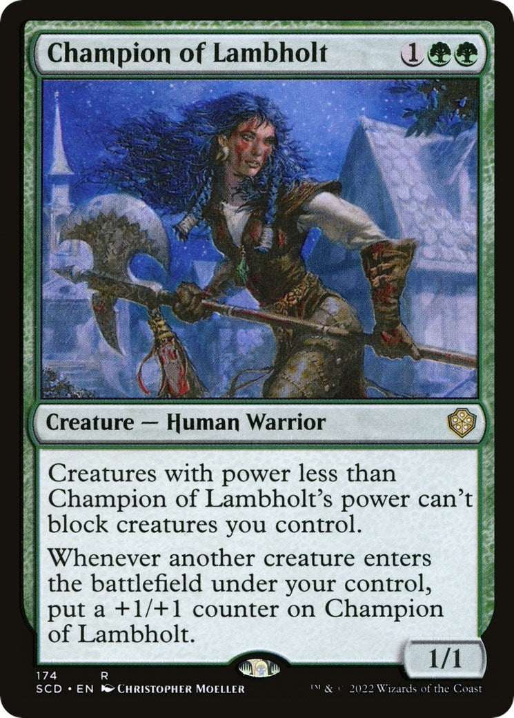 Image for Champion of Lambholt (174) [Starter Commander Decks] - Magic: The Gathering