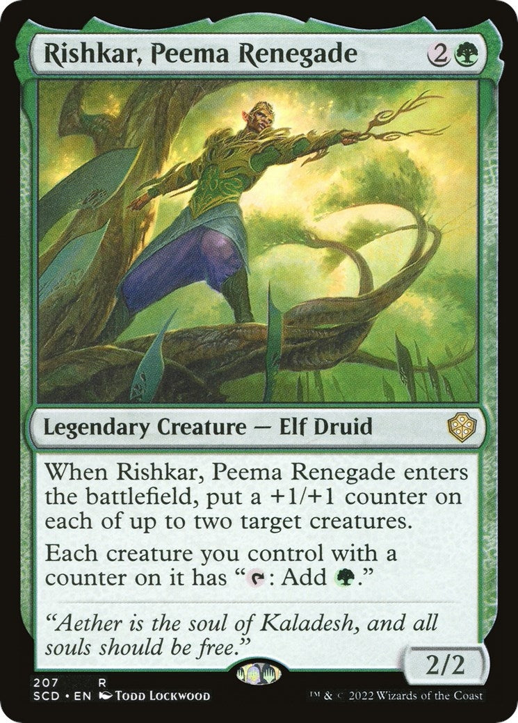 Image for Rishkar, Peema Renegade (207) [Starter Commander Decks] - Magic: The Gathering