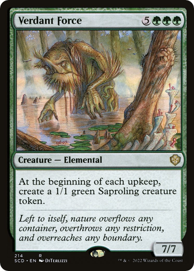 Image for Verdant Force (214) [Starter Commander Decks] - Magic: The Gathering