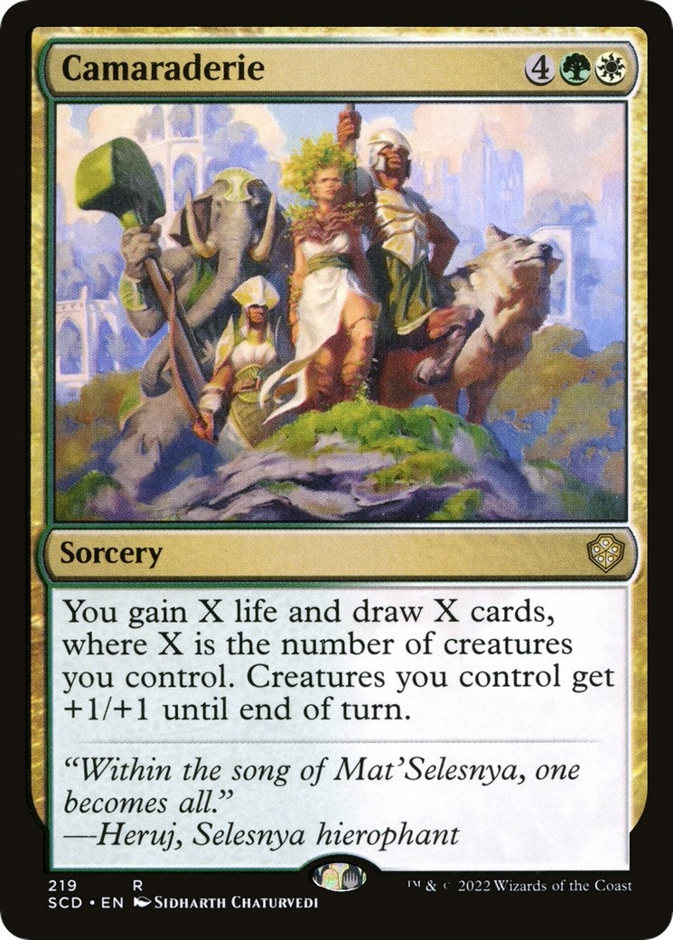 Image for Camaraderie (219) [Starter Commander Decks] - Magic: The Gathering