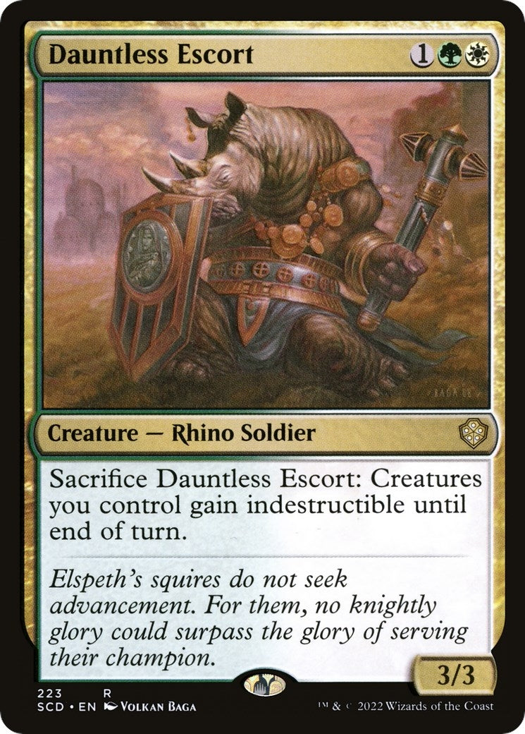 Image for Dauntless Escort (223) [Starter Commander Decks] - Magic: The Gathering