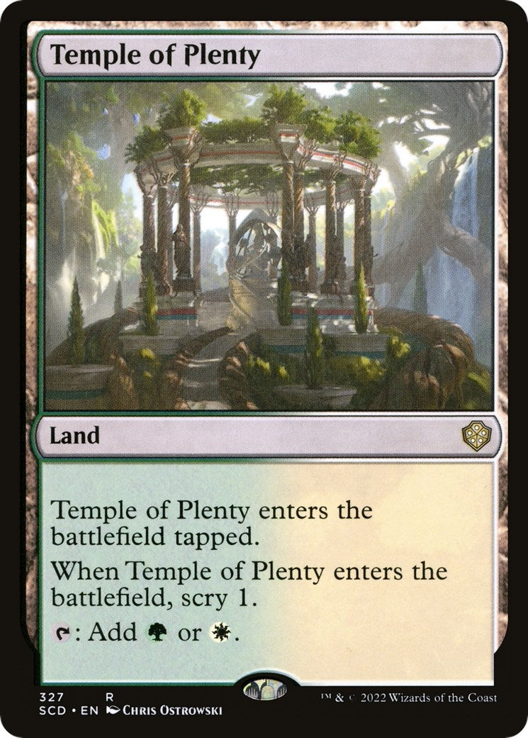 Image for Temple of Plenty (327) [Starter Commander Decks] - Magic: The Gathering