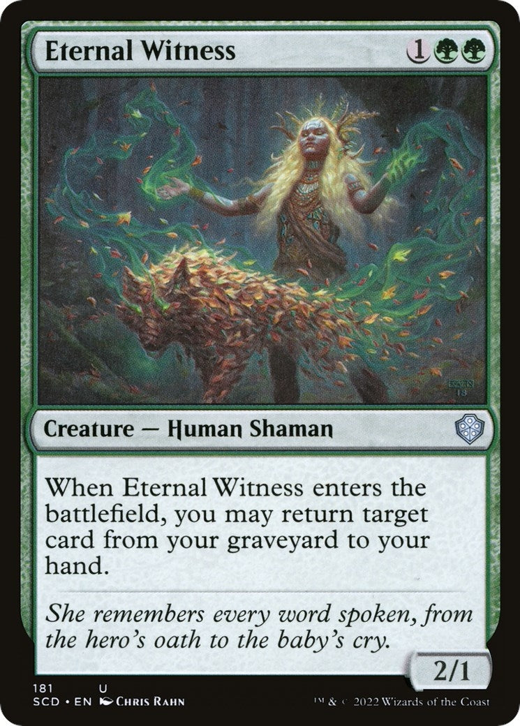 Image for Eternal Witness (181) [Starter Commander Decks] - Magic: The Gathering