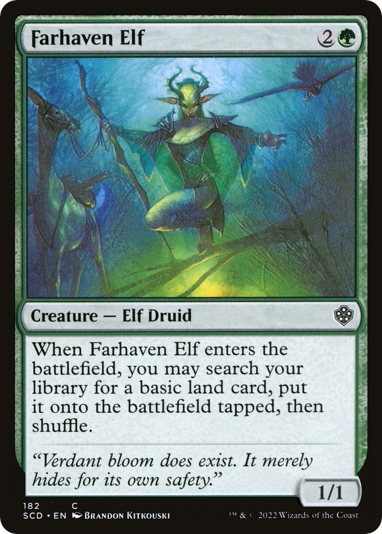 Image for Farhaven Elf (182) [Starter Commander Decks] - Magic: The Gathering