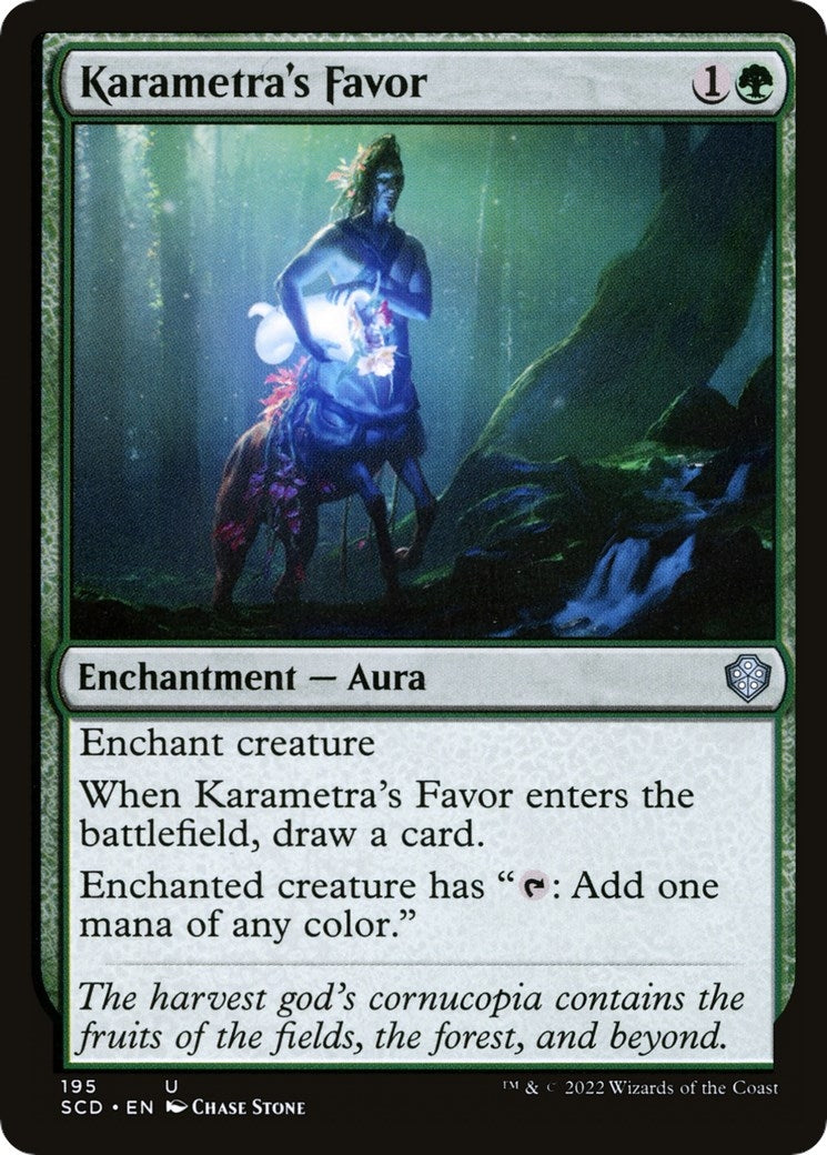 Image for Karametra's Favor (195) [Starter Commander Decks] - Magic: The Gathering
