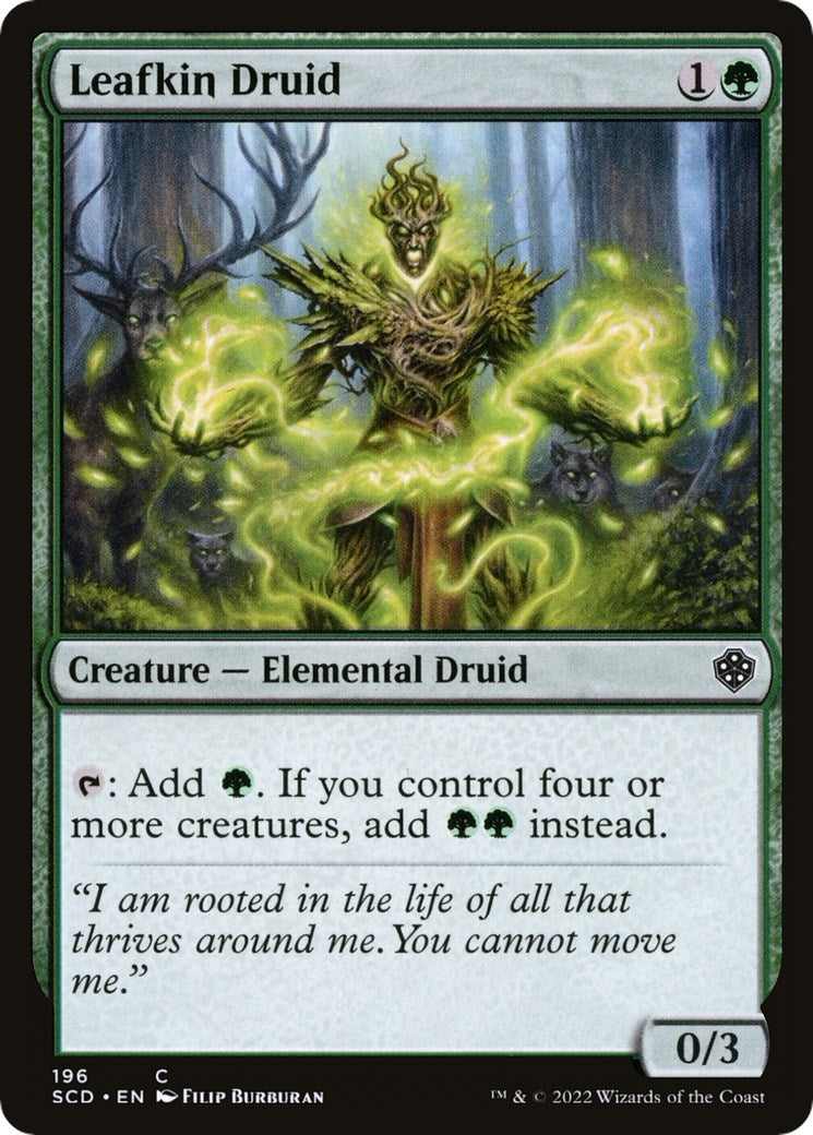 Image for Leafkin Druid (196) [Starter Commander Decks] - Magic: The Gathering