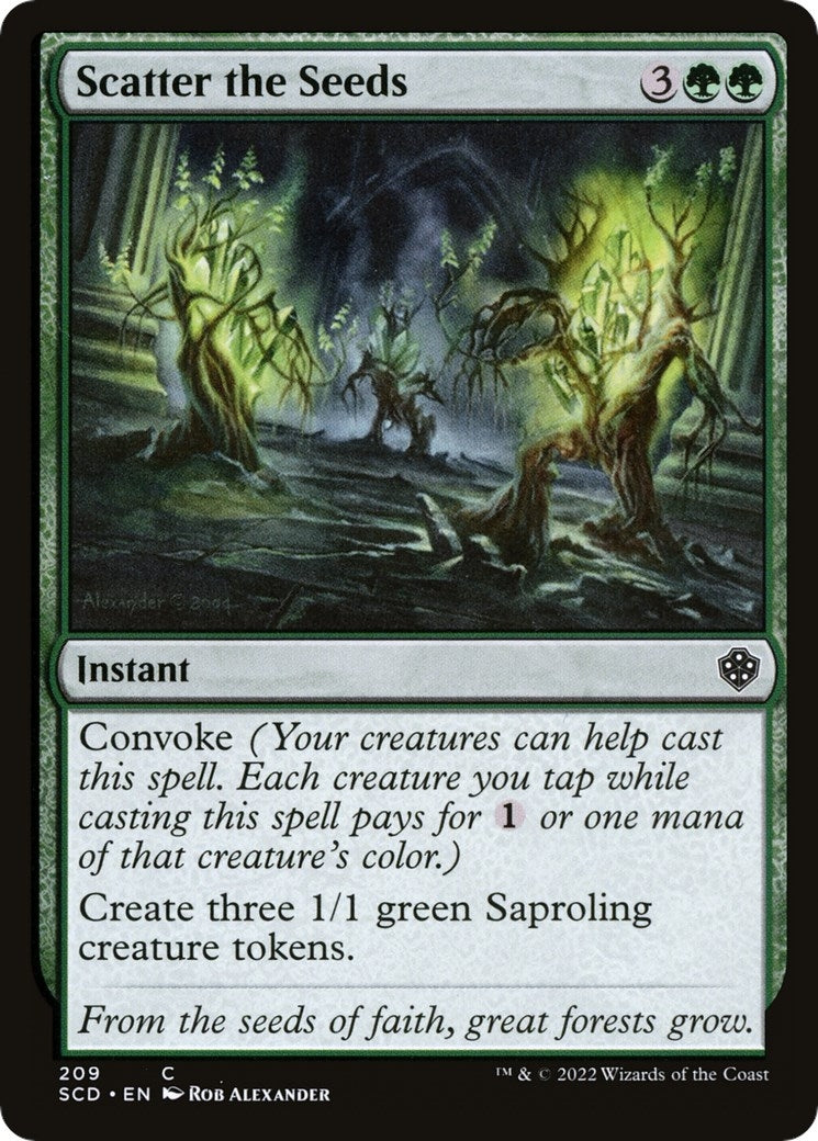 Image for Scatter the Seeds (209) [Starter Commander Decks] - Magic: The Gathering