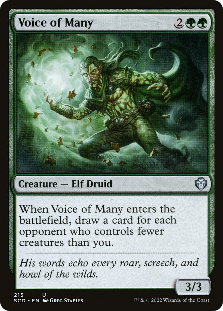 Image for Voice of Many (215) [Starter Commander Decks] - Magic: The Gathering