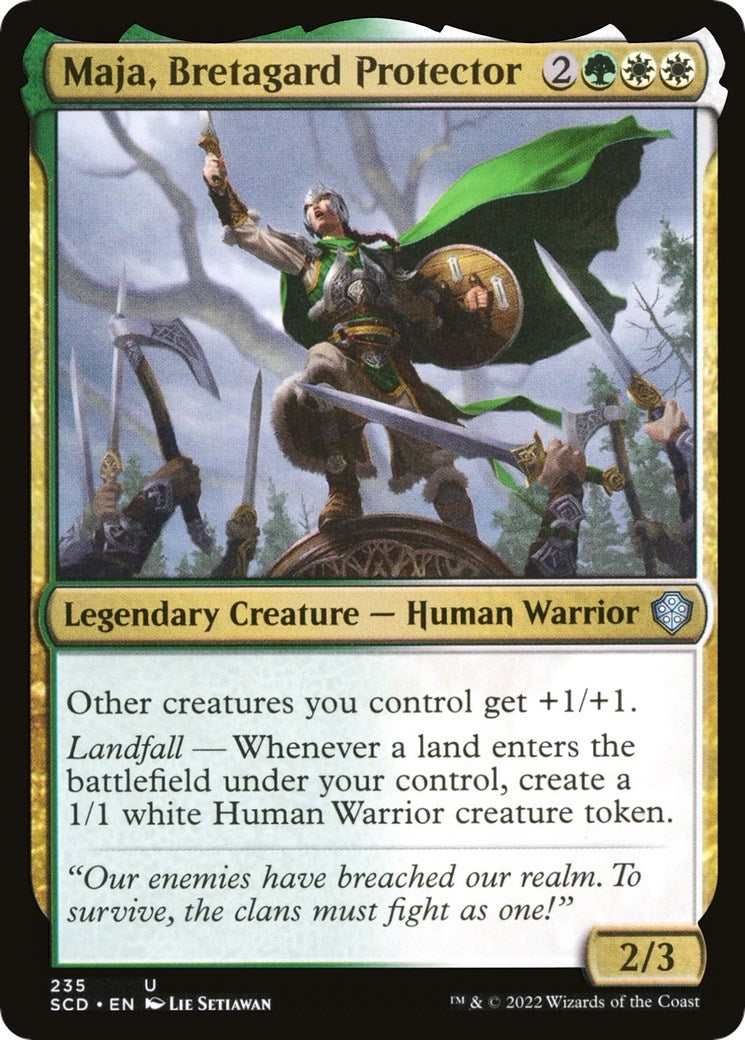 Maja, Bretagard Protector (235) [Starter Commander Decks]