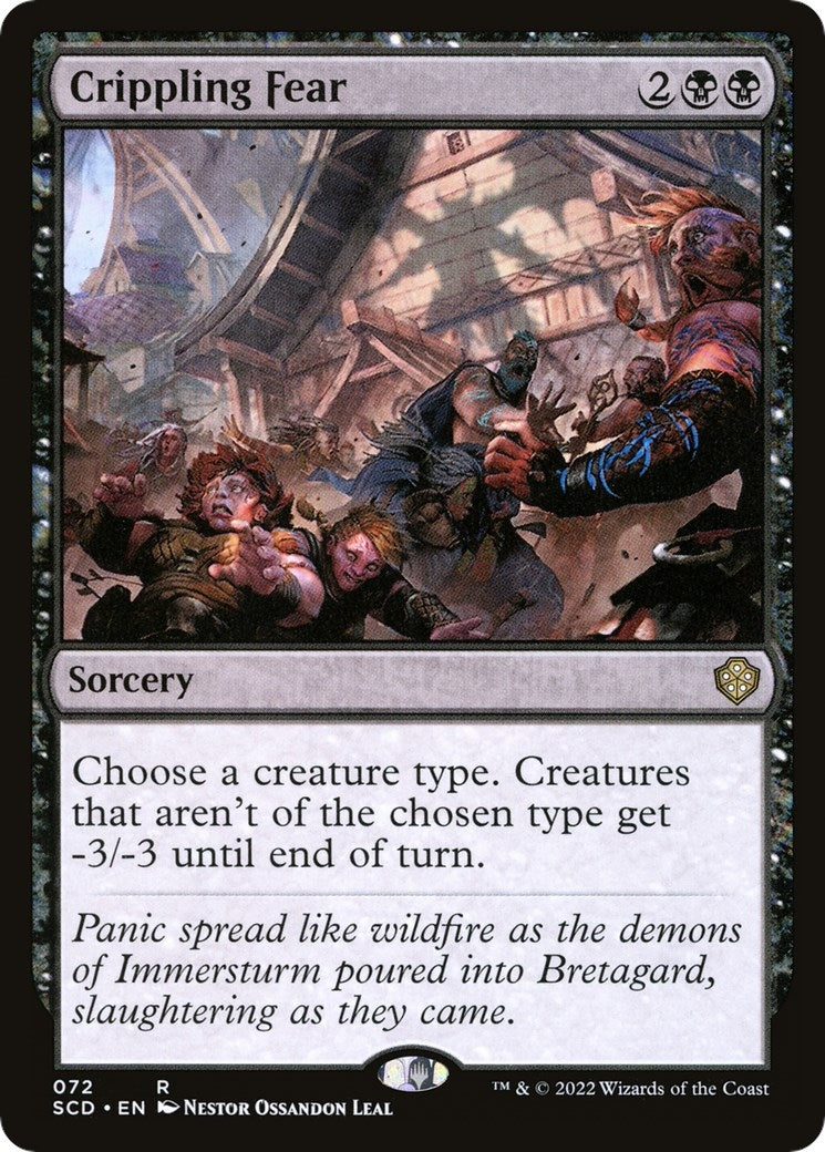 Image for Crippling Fear (72) [Starter Commander Decks] - Magic: The Gathering