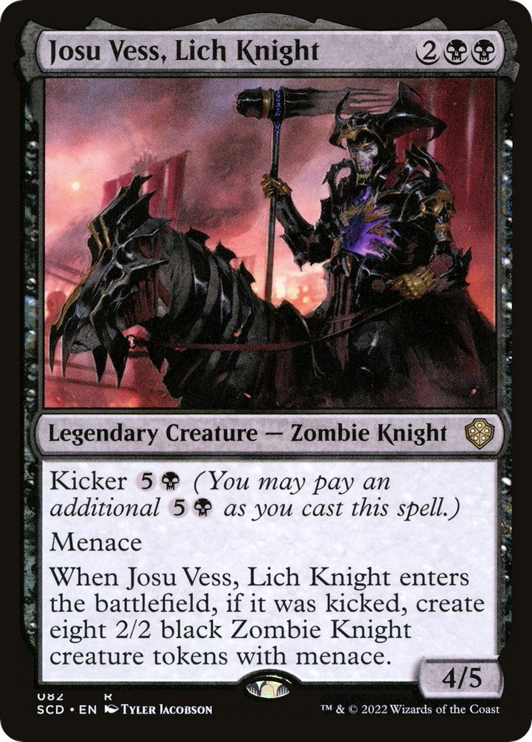 Image for Josu Vess, Lich Knight (82) [Starter Commander Decks] - Magic: The Gathering