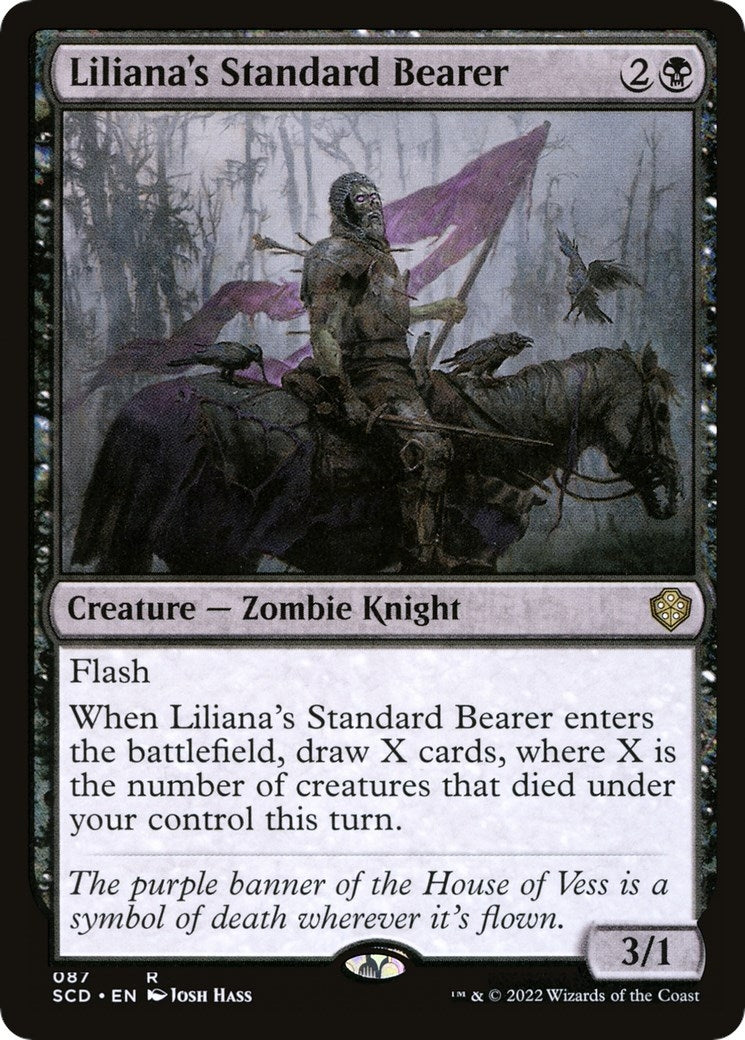 Image for Liliana's Standard Bearer (87) [Starter Commander Decks] - Magic: The Gathering