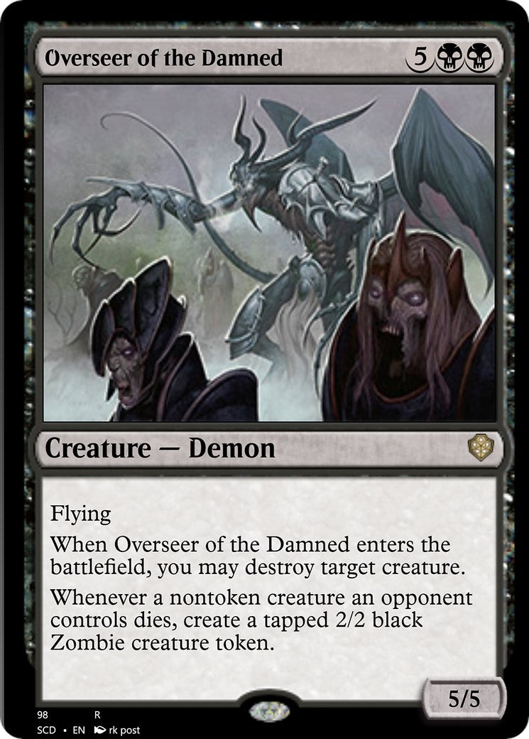 Image for Overseer of the Damned (98) [Starter Commander Decks] - Magic: The Gathering
