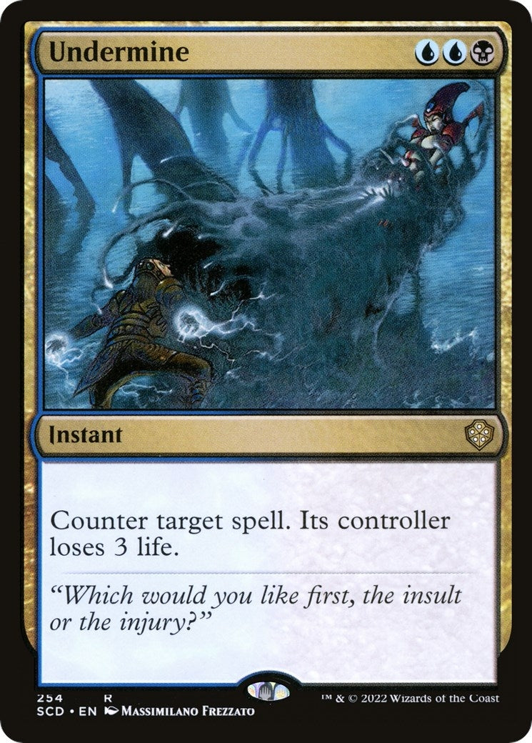 Image for Undermine (254) [Starter Commander Decks] - Magic: The Gathering