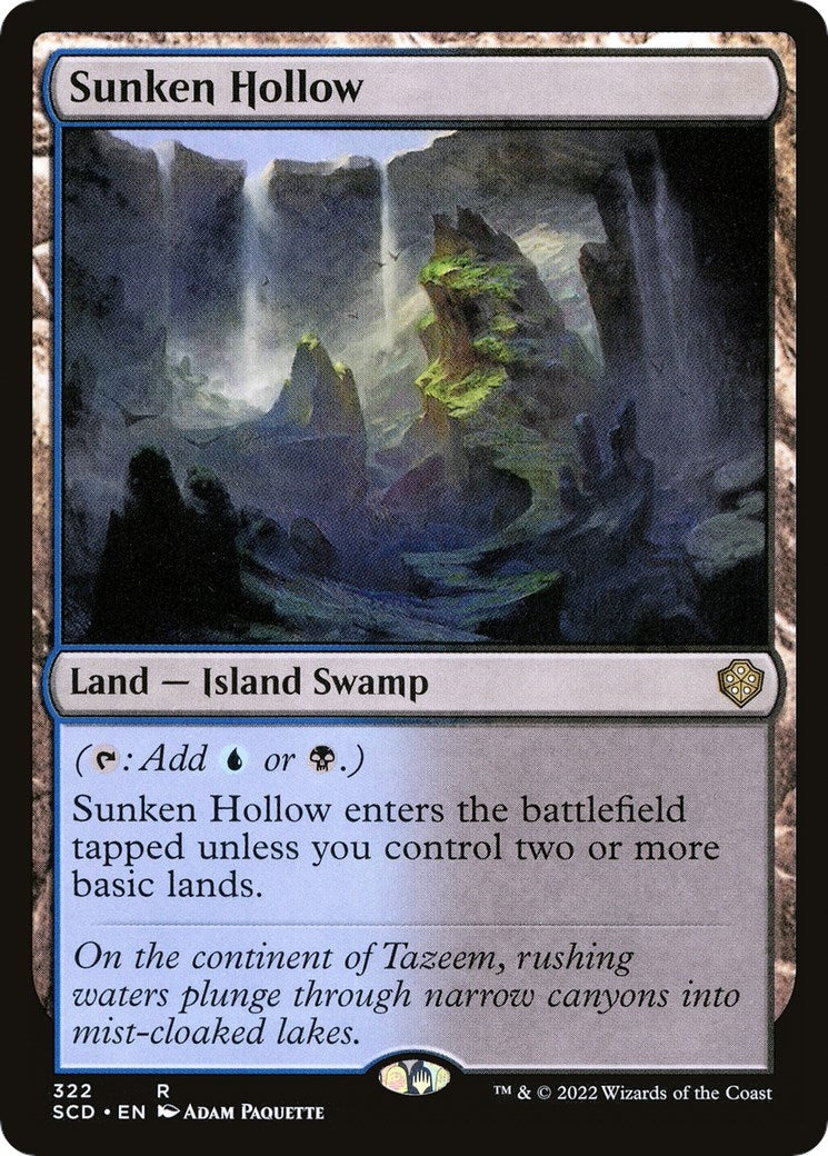 Image for Sunken Hollow (322) [Starter Commander Decks] - Magic: The Gathering