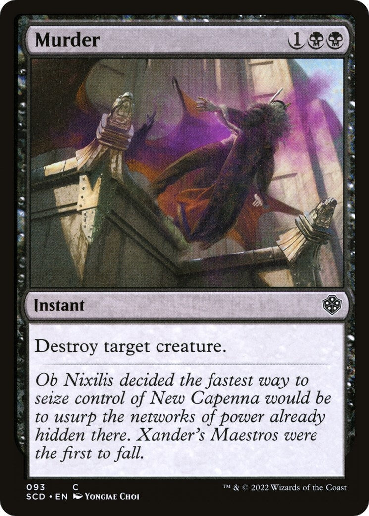 Image for Murder (93) [Starter Commander Decks] - Magic: The Gathering