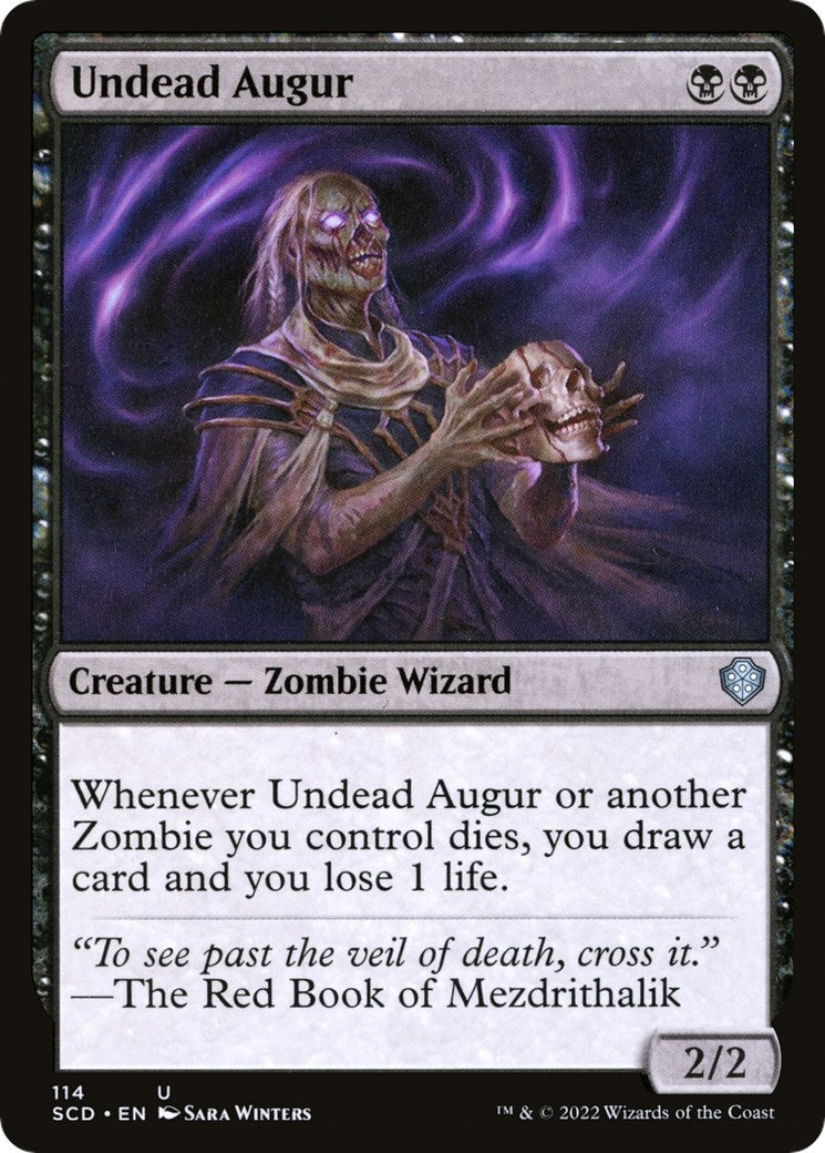 Image for Undead Augur (114) [Starter Commander Decks] - Magic: The Gathering