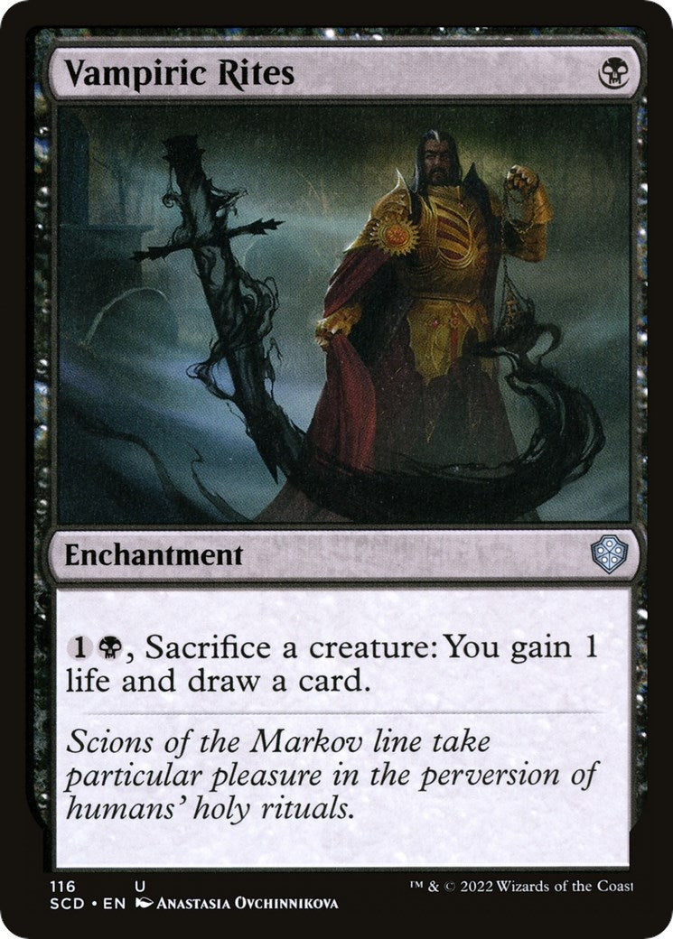 Image for Vampiric Rites (116) [Starter Commander Decks] - Magic: The Gathering