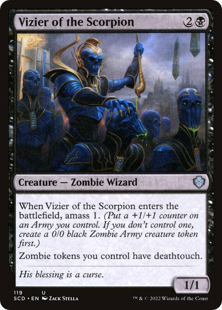 Image for Vizier of the Scorpion (119) [Starter Commander Decks] - Magic: The Gathering
