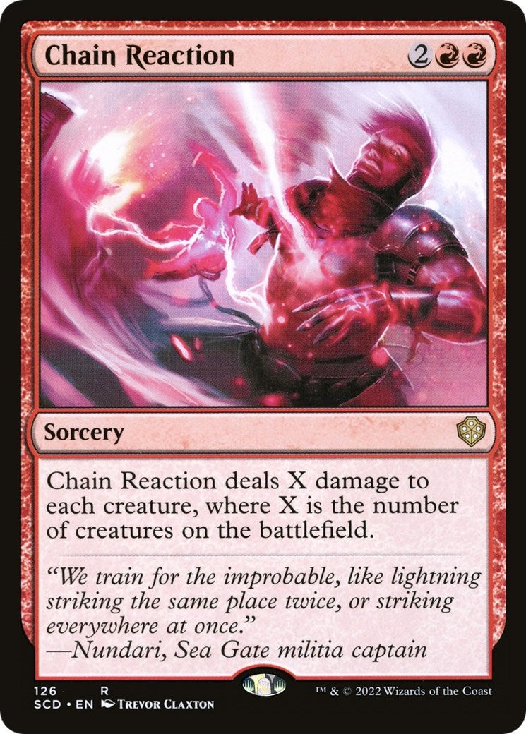 Image for Chain Reaction (126) [Starter Commander Decks] - Magic: The Gathering