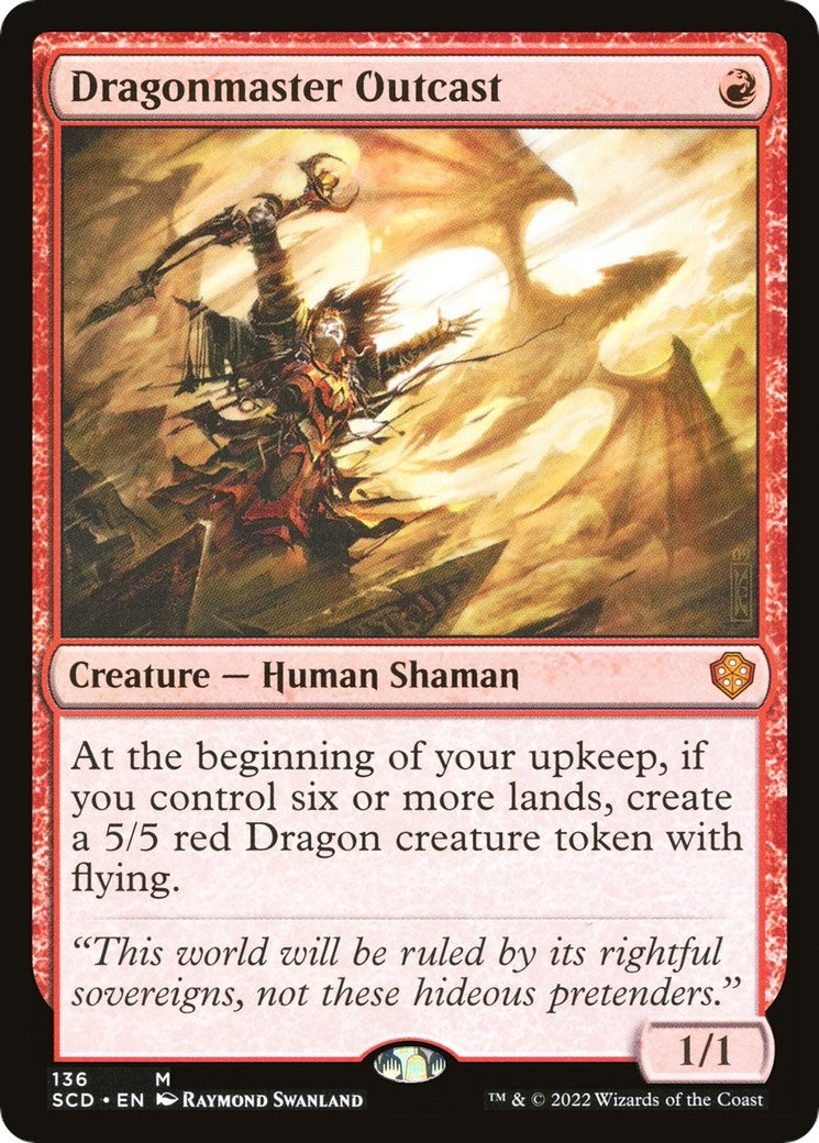 Image for Dragonmaster Outcast (136) [Starter Commander Decks] - Magic: The Gathering