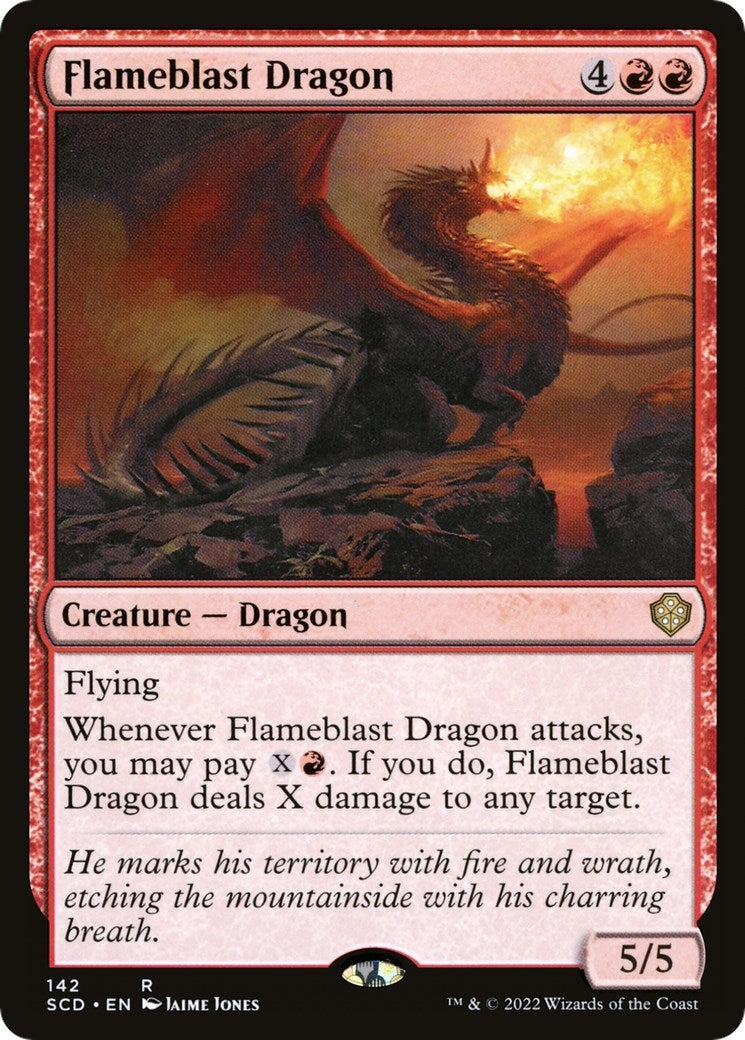 Image for Flameblast Dragon (142) [Starter Commander Decks] - Magic: The Gathering