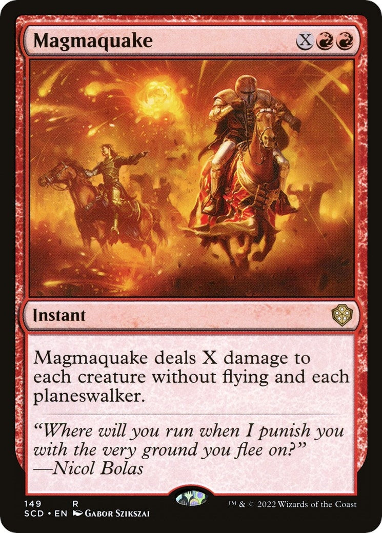 Image for Magmaquake (149) [Starter Commander Decks] - Magic: The Gathering