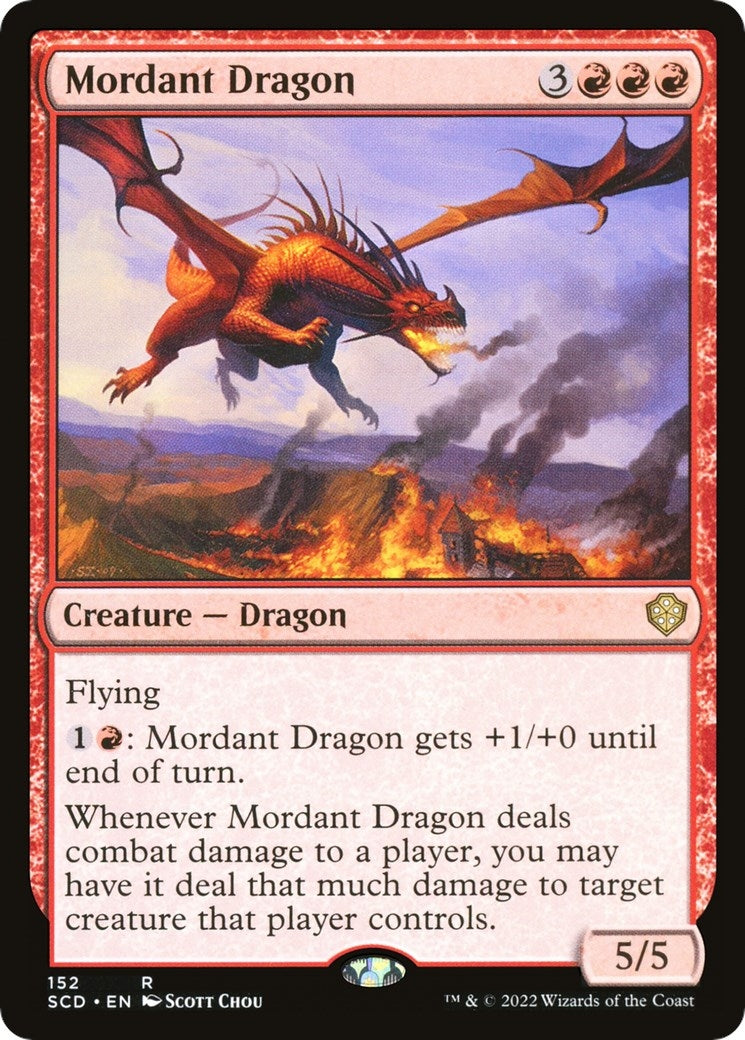 Image for Mordant Dragon (152) [Starter Commander Decks] - Magic: The Gathering