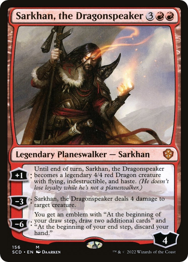 Image for Sarkhan, the Dragonspeaker (156) [Starter Commander Decks] - Magic: The Gathering