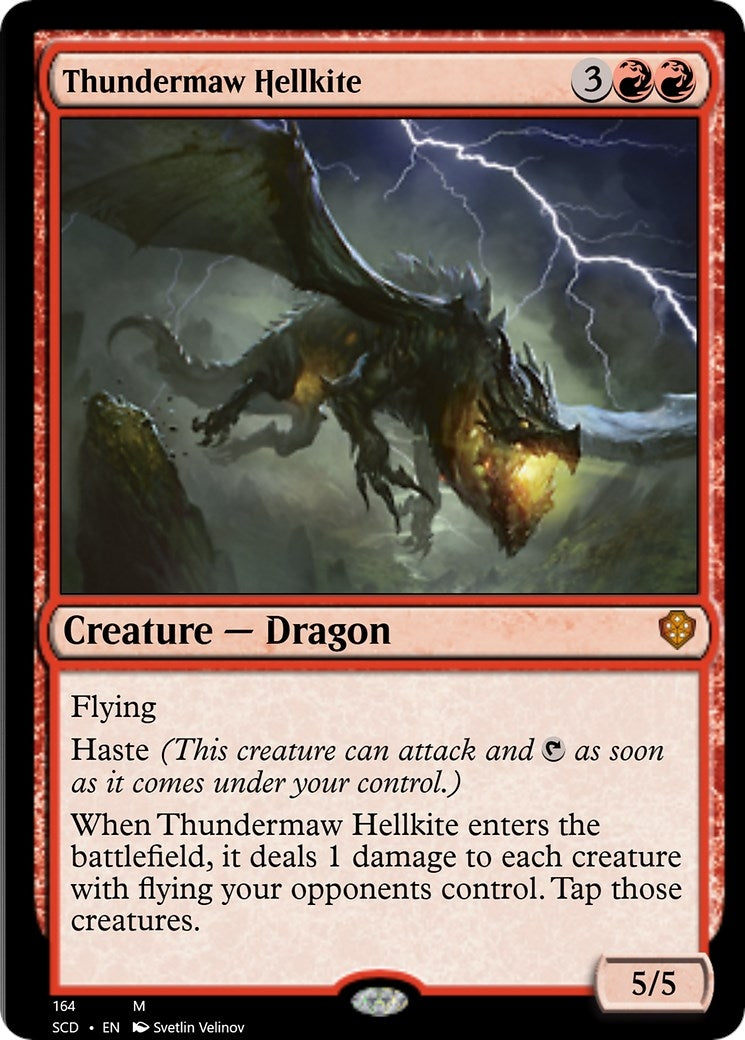 Image for Thundermaw Hellkite (164) [Starter Commander Decks] - Magic: The Gathering