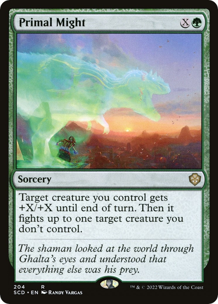 Image for Primal Might (204) [Starter Commander Decks] - Magic: The Gathering