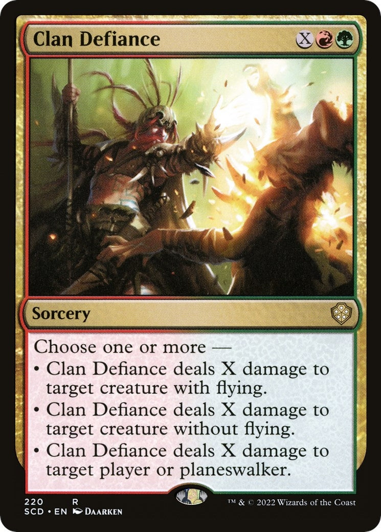 Image for Clan Defiance (220) [Starter Commander Decks] - Magic: The Gathering