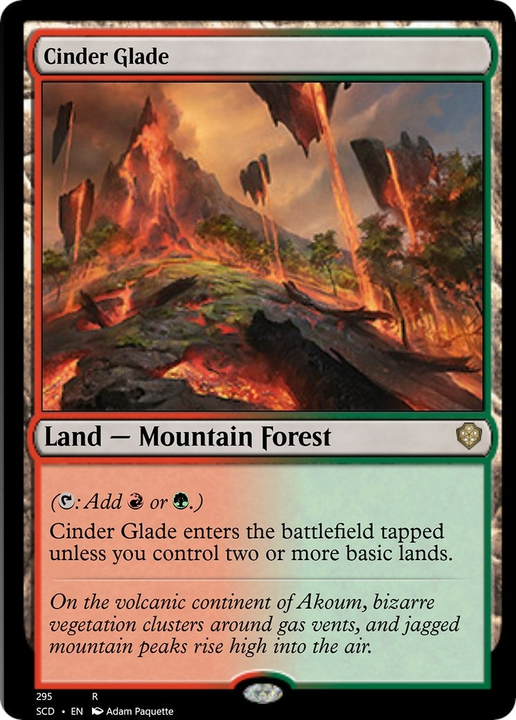 Image for Cinder Glade (295) [Starter Commander Decks] - Magic: The Gathering