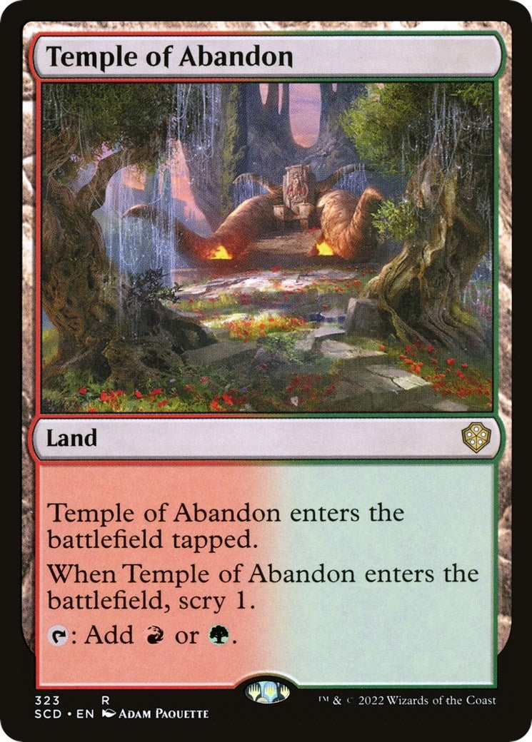 Image for Temple of Abandon (323) [Starter Commander Decks] - Magic: The Gathering