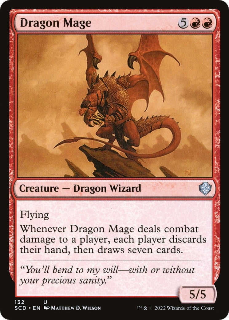 Image for Dragon Mage (132) [Starter Commander Decks] - Magic: The Gathering