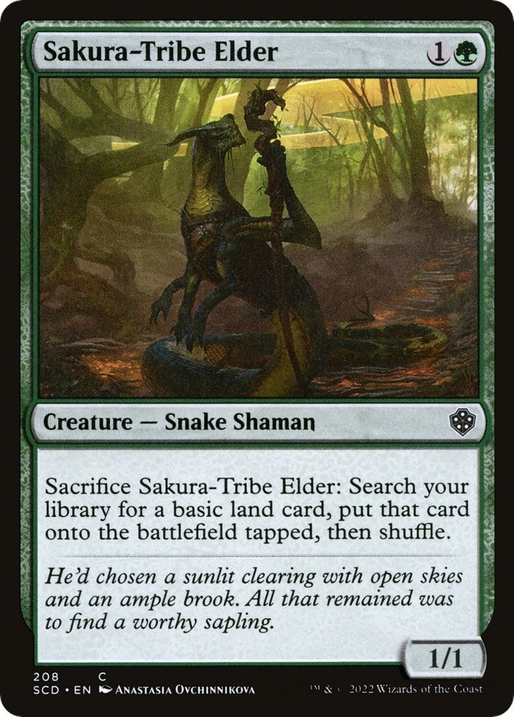 Image for Sakura-Tribe Elder (208) [Starter Commander Decks] - Magic: The Gathering