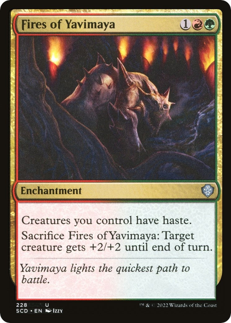 Image for Fires of Yavimaya (228) [Starter Commander Decks] - Magic: The Gathering