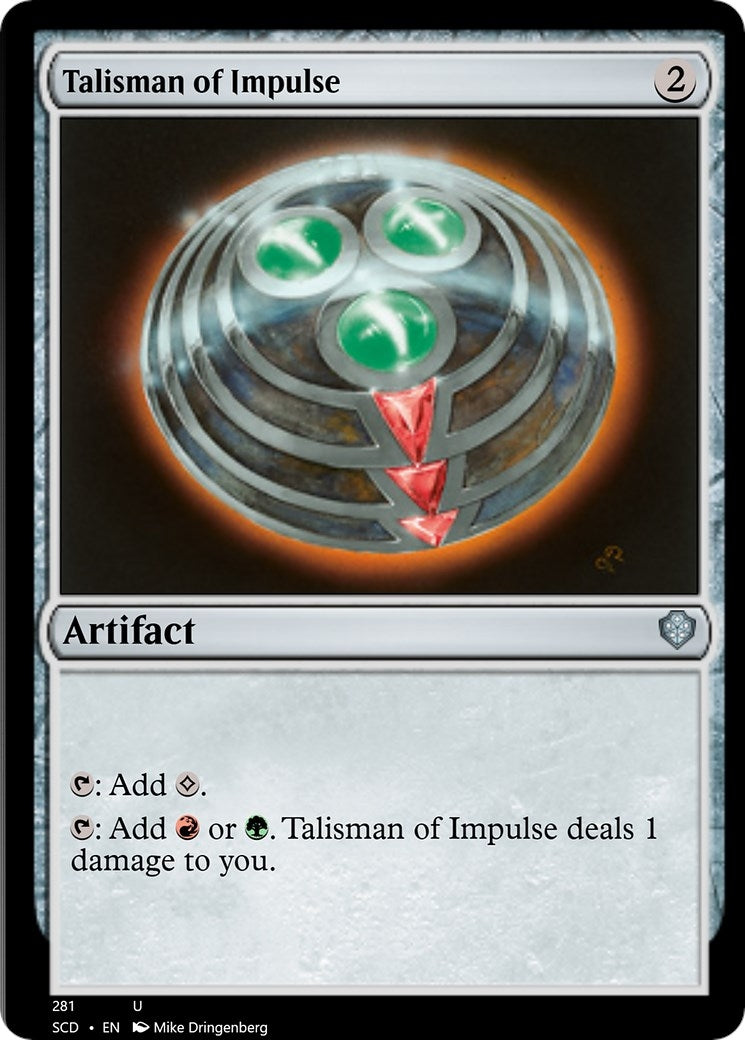 Image for Talisman of Impulse (281) [Starter Commander Decks] - Magic: The Gathering