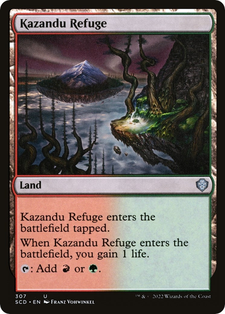Image for Kazandu Refuge (307) [Starter Commander Decks] - Magic: The Gathering
