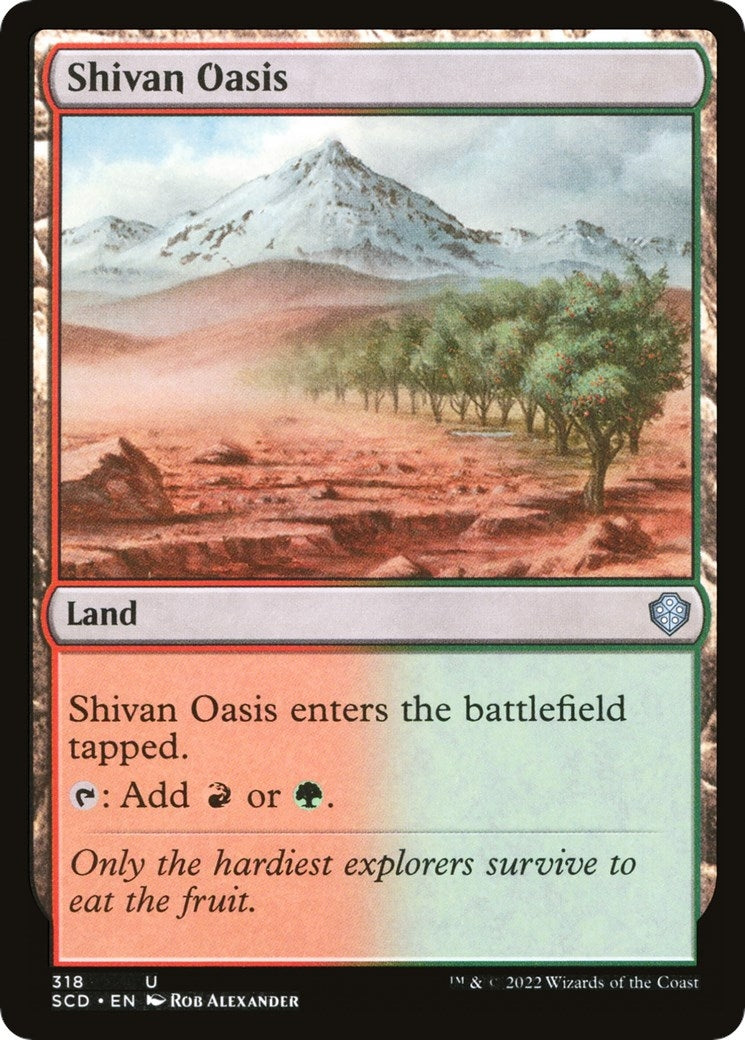 Image for Shivan Oasis (318) [Starter Commander Decks] - Magic: The Gathering