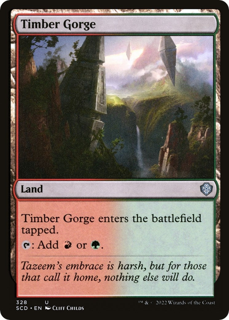 Image for Timber Gorge (328) [Starter Commander Decks] - Magic: The Gathering