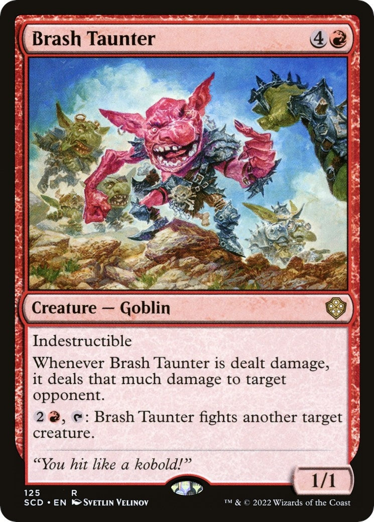 Image for Brash Taunter (125) [Starter Commander Decks] - Magic: The Gathering
