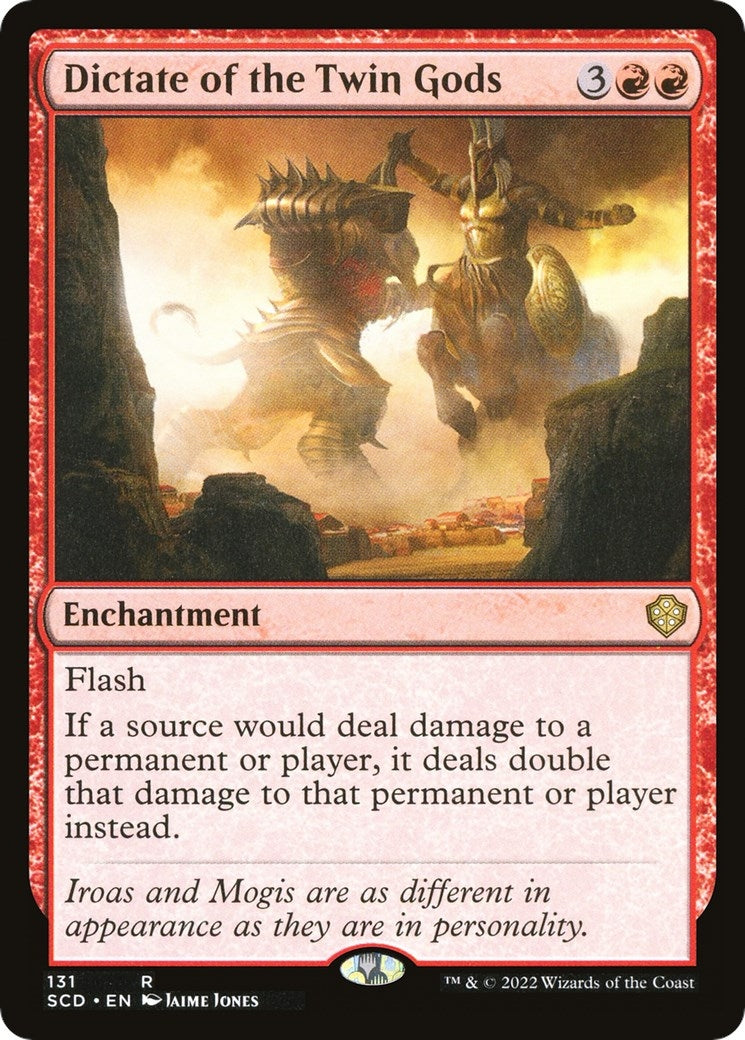 Image for Dictate of the Twin Gods (131) [Starter Commander Decks] - Magic: The Gathering