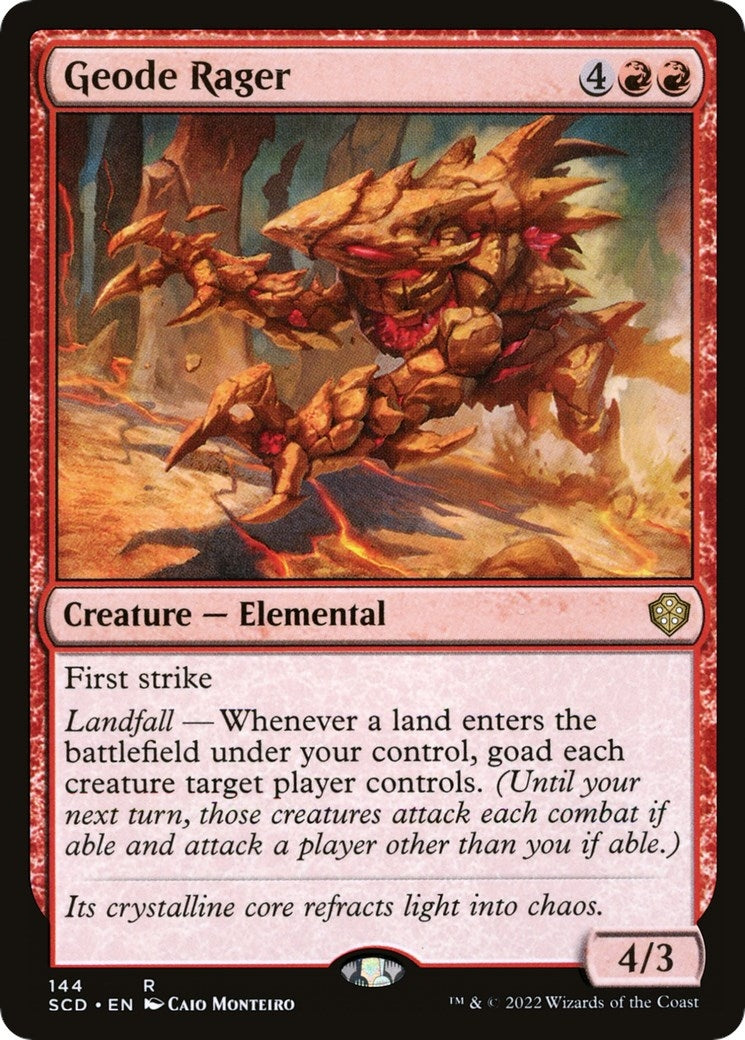 Image for Geode Rager (144) [Starter Commander Decks] - Magic: The Gathering