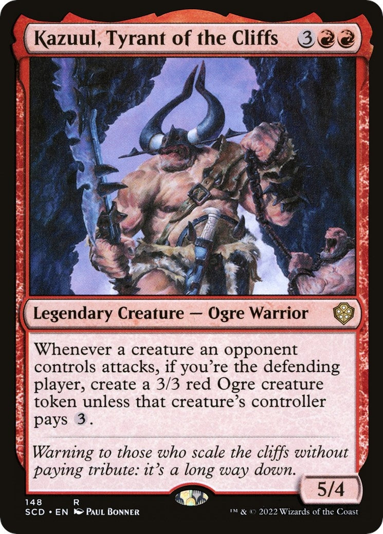 Image for Kazuul, Tyrant of the Cliffs (148) [Starter Commander Decks] - Magic: The Gathering