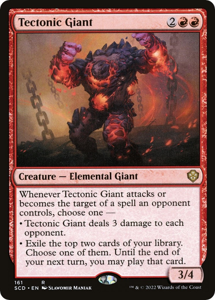 Image for Tectonic Giant (161) [Starter Commander Decks] - Magic: The Gathering