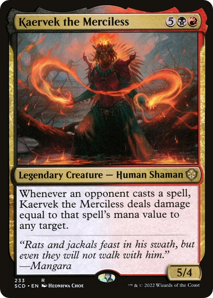 Image for Kaervek the Merciless (233) [Starter Commander Decks] - Magic: The Gathering