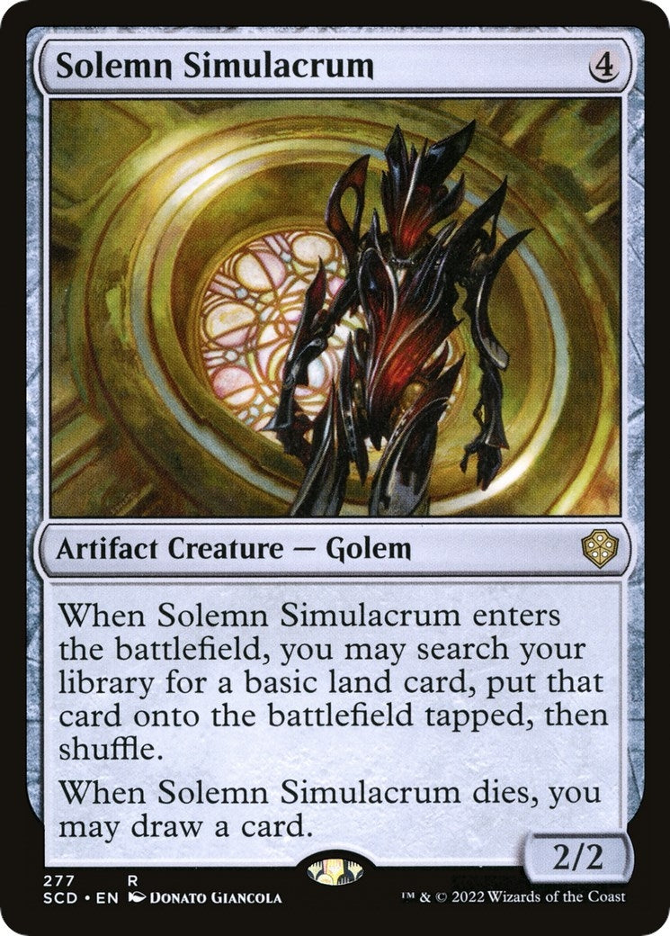 Image for Solemn Simulacrum (277) [Starter Commander Decks] - Magic: The Gathering