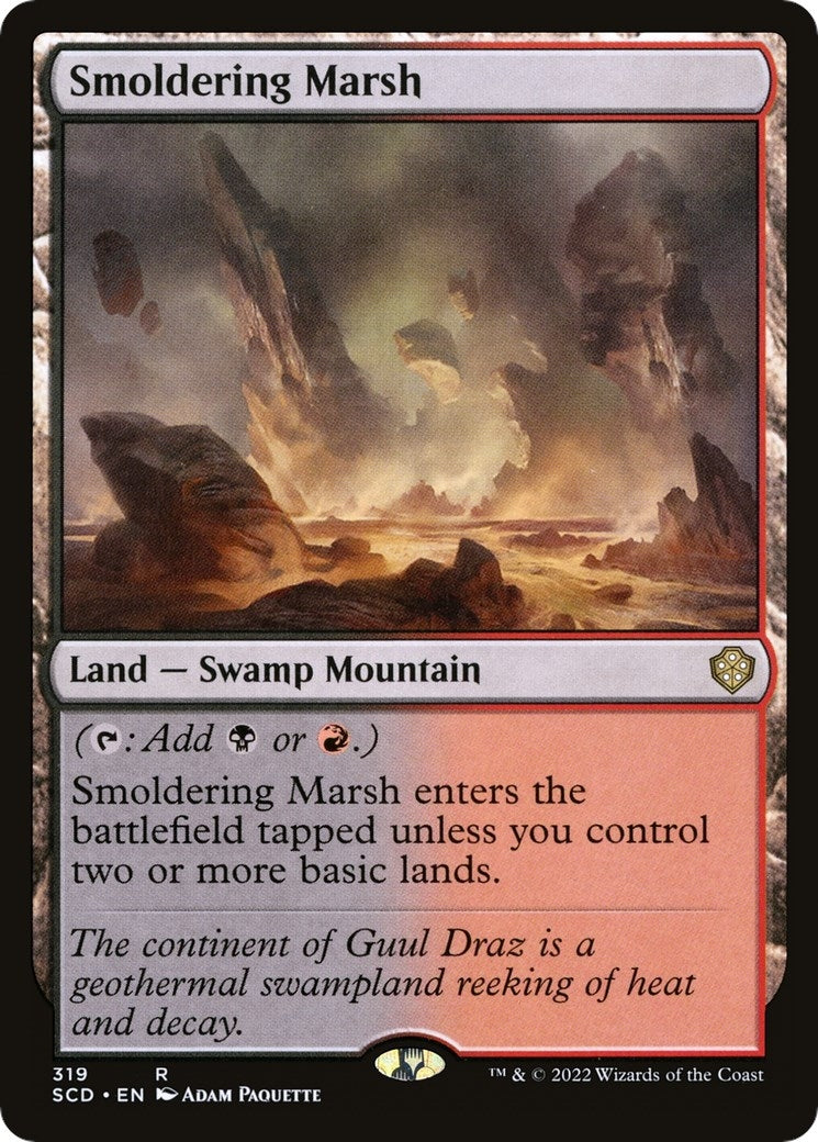 Image for Smoldering Marsh (319) [Starter Commander Decks] - Magic: The Gathering